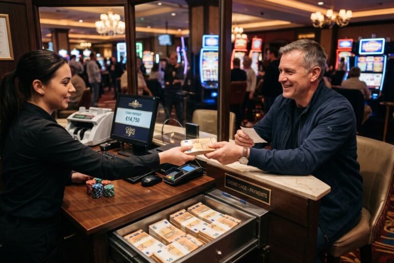 Combien le casino peut payer en espèce